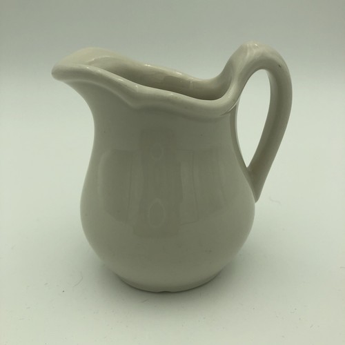 1957 Buffalo China White Restaurant Ware Creamer 4-1/2” - Picture 2 of 7