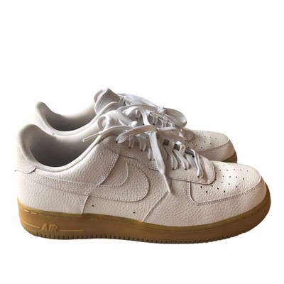 Nike White Air Force 1 Menâs Size 13 2015 Low Gum Sole Athletic Sneakers | eBay