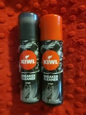 KIWI Sneaker Shoe Cleaner Leather 2.5 Oz w/ Sponge Scrubber Applicator LOT OF 2