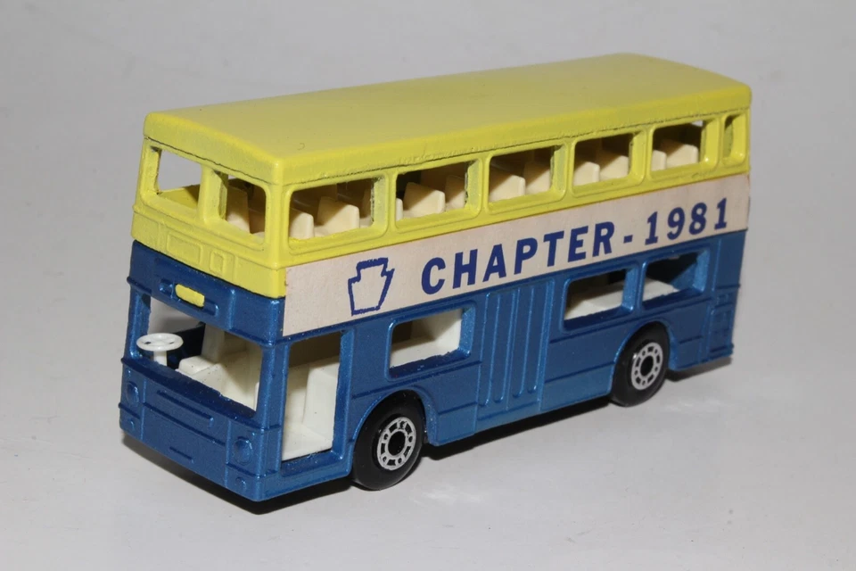 MATCHBOX SUPERFAST #17 LONDONER DOUBLE DECKER BUS, RARE 1981 COLLECTOR CLUB - Image 4 of 4