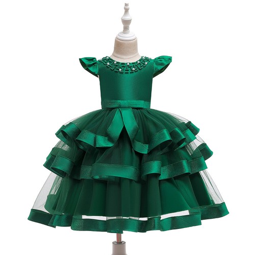 Little Girls Tulle Layered Tutu Princess Dress Christmas Birthday Pageant Dress - Picture 17 of 35