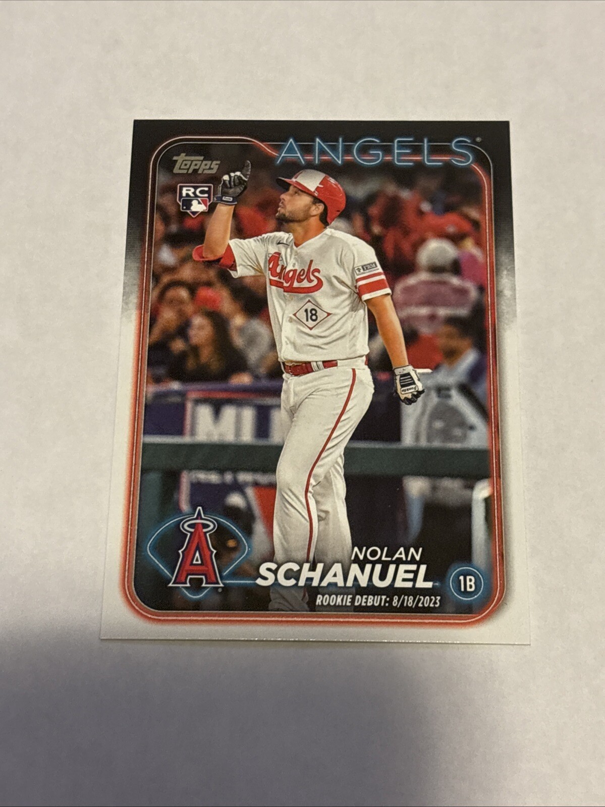 2024 Topps Update Nolan Schanuel RC Rookie #US193 Los Angeles Angels