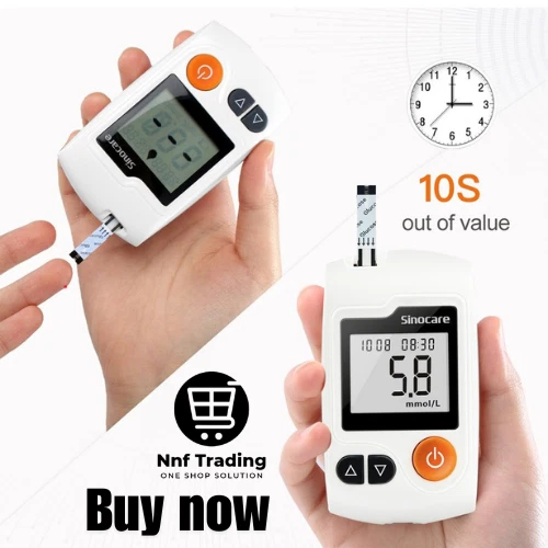 Sinocare GA-3 Blood Glucose Monitor Glucometer Sugar Tester Kit for Diabetes - Picture 5 of 12
