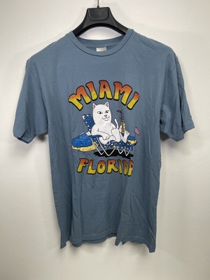 RARE Ripndip Miami Art Basel Exclusive Shirt NWT Size L Blue