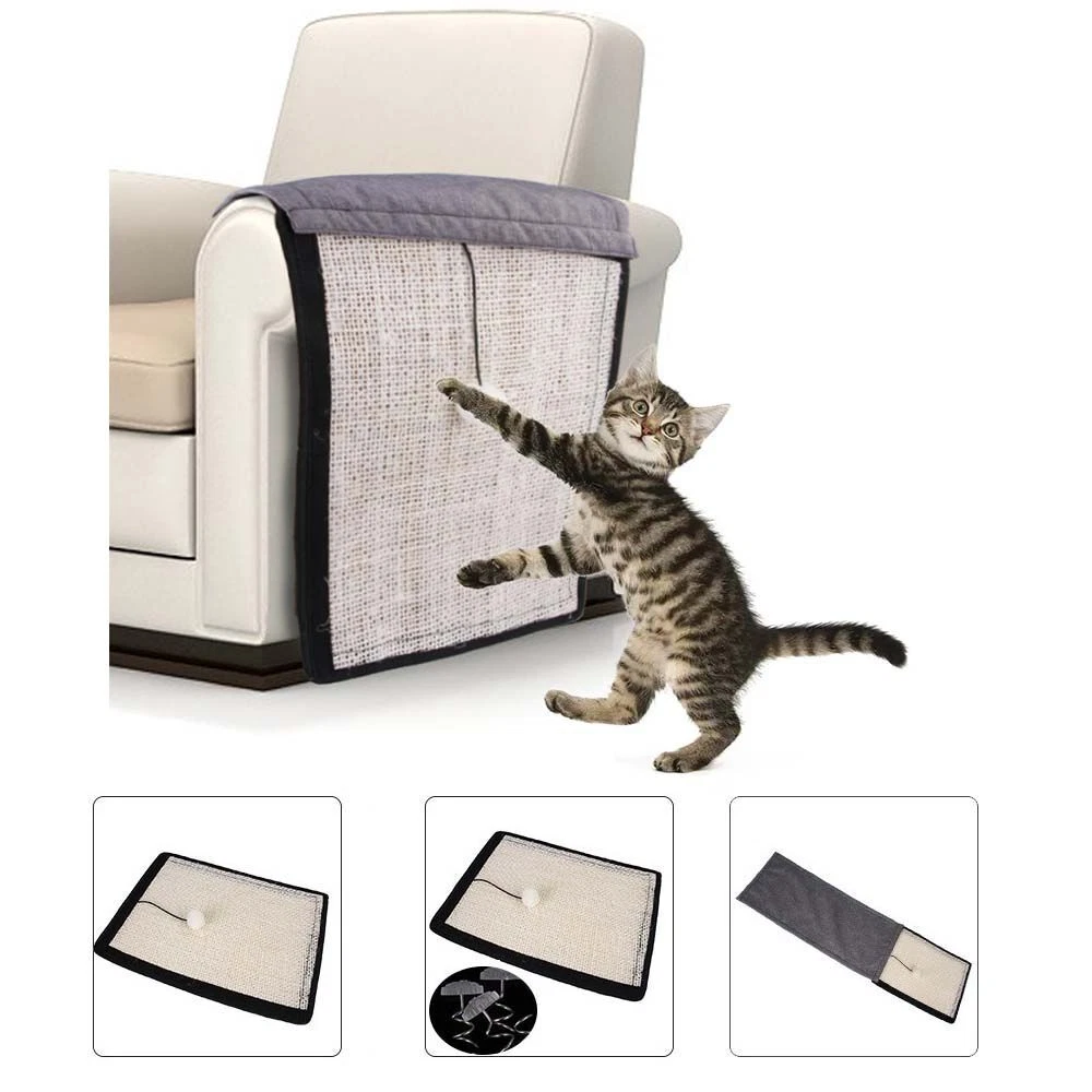 Cat scratching board store that trims nails