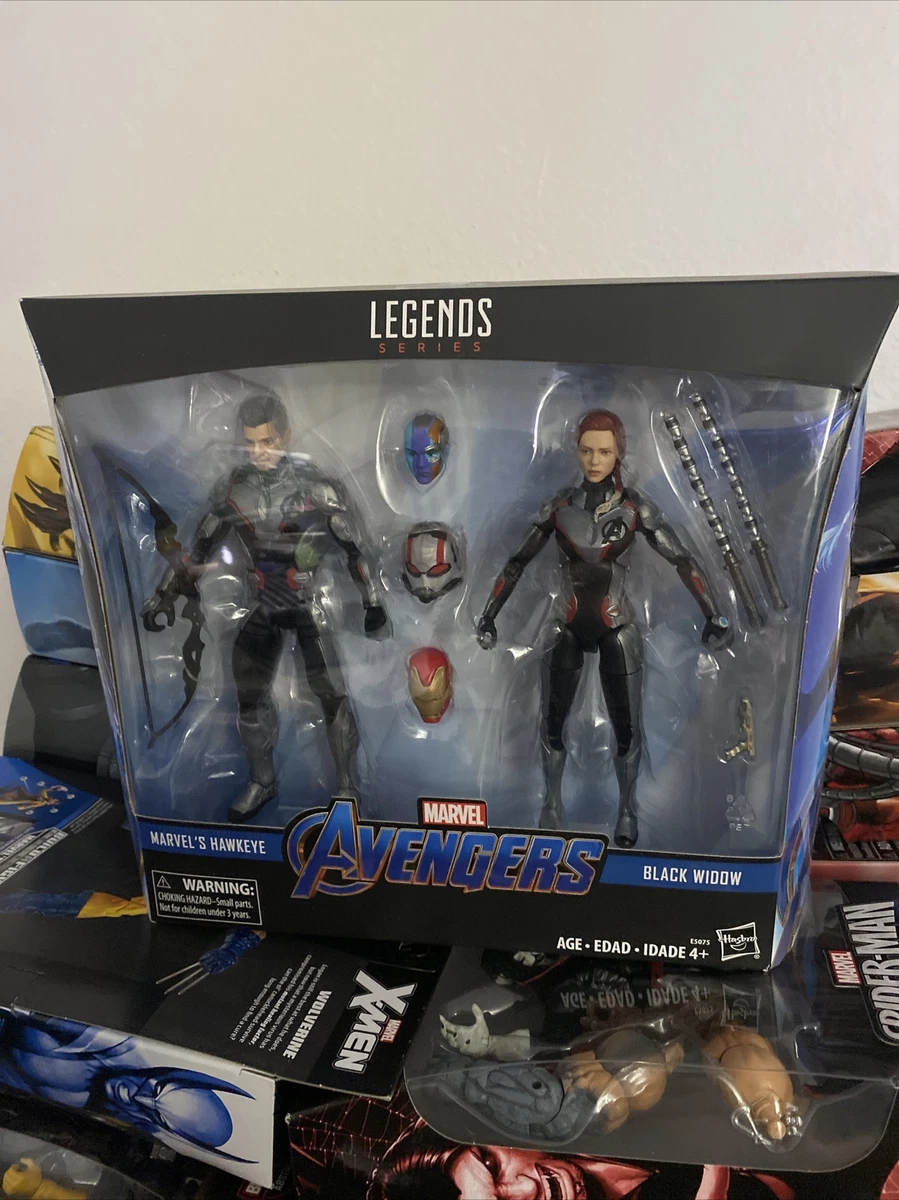 Marvel Legends Avengers Endgame Quantum Suit Marvel's Hawkeye and Black  Widow 2-Pack