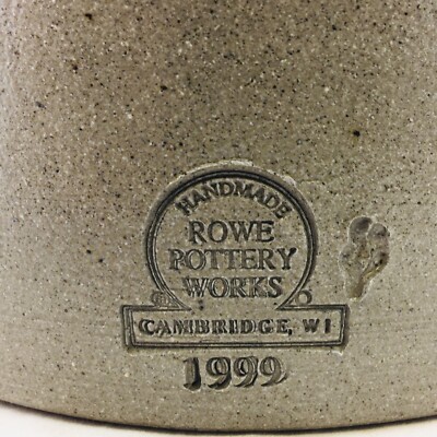 Rowe Pottery Works Hagerstown MD 5.25 Salt Glazed Crock