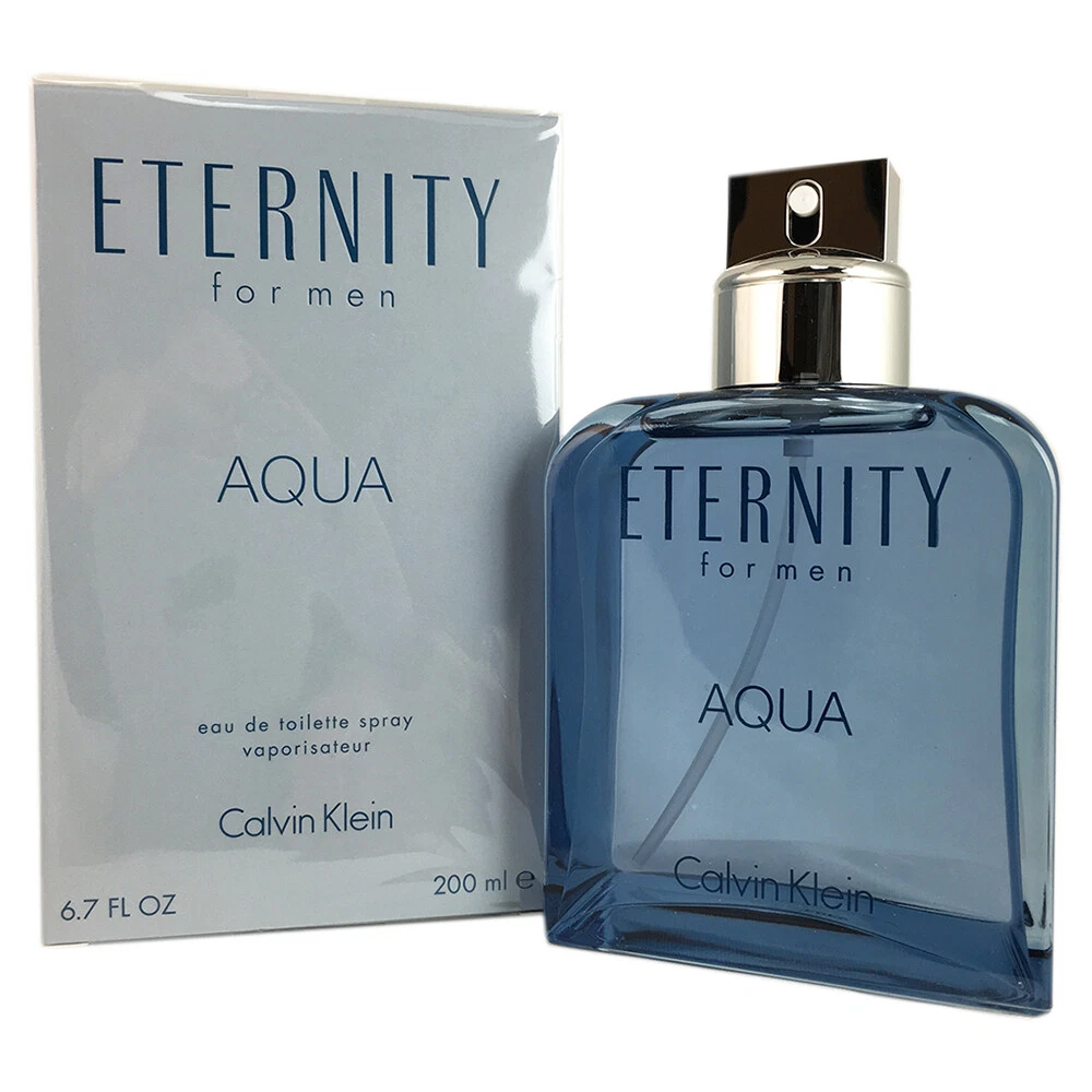 Eternity Aqua for Men by Calvin Klein 6.7 OZ Eau de Toilette Spray