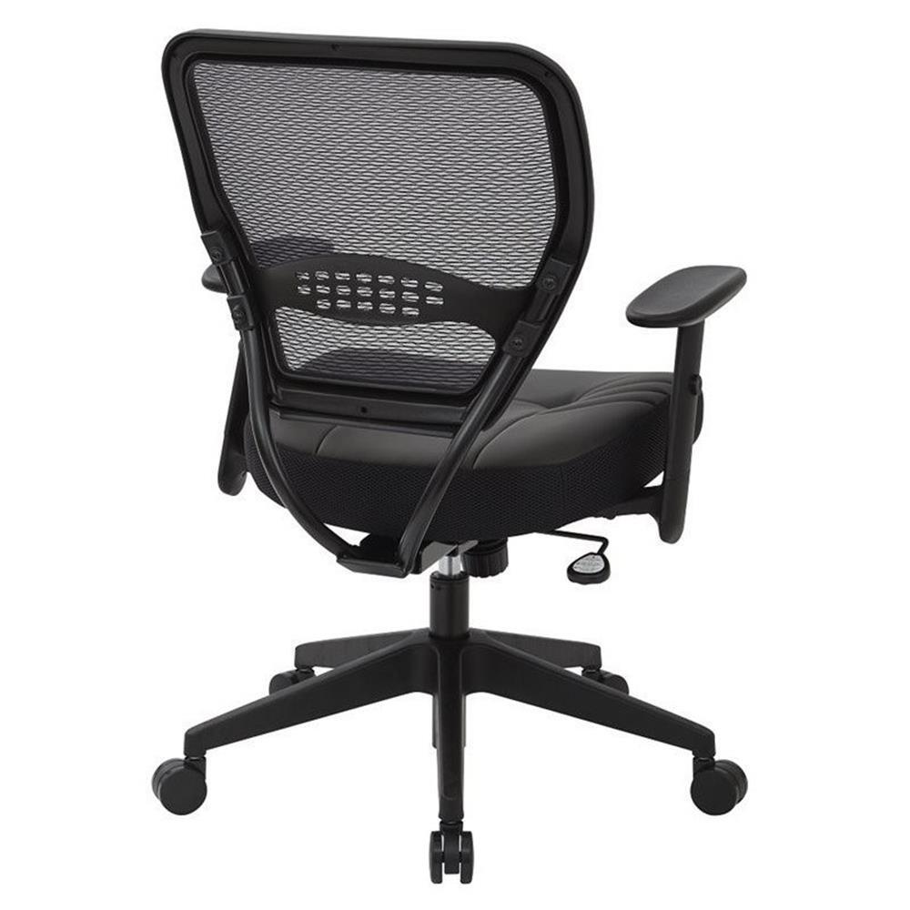Black Eco Leather Seat