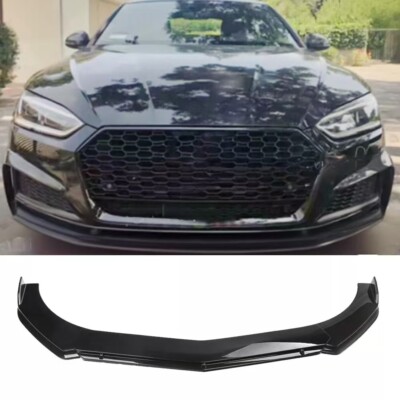 Front Bumper Lips Spoiler Splitter Body Kits For Audi A5 B9 Sline S5 2017-2019