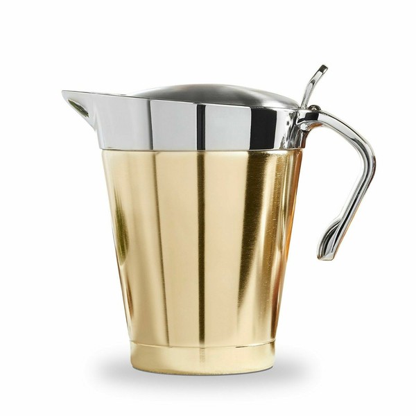 VonShef Stainless Steel Gravy Boat with Lid 32oz Insulated Gravy Jug Gold for sale online eBay