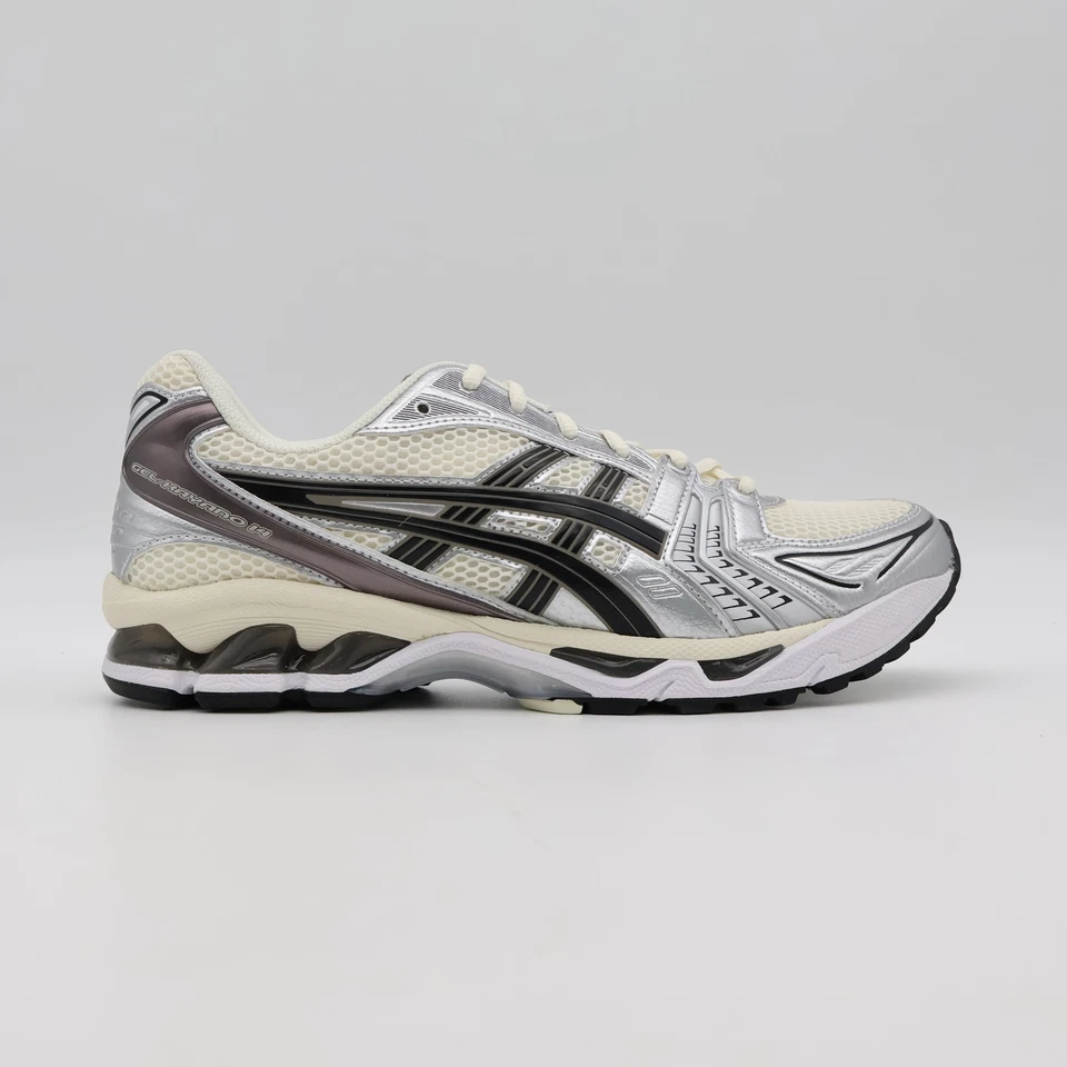 1201A019-108 Asics Gel-Kayano 14 Crema Negro Metálico Ciruela Plata Blanco (H... - Imagen 3 de 4