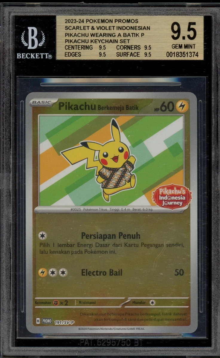 Pokémon Pikachu Pokémon TCG Beckett Grading Services (BGS