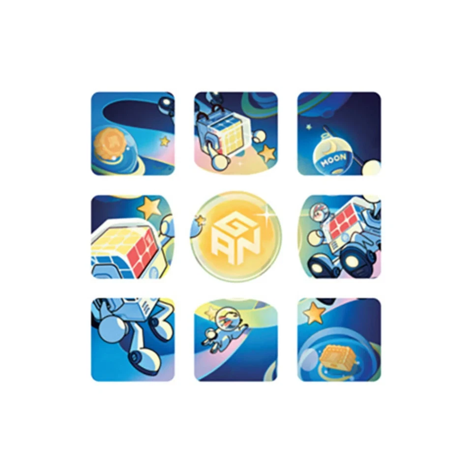 Quebra-cabeça cubo de velocidade magnético GAN 15 Maglev UV/fosco 3x3 - 2025 modelo mais recente! - Imagem 3 de 4