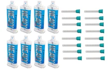 Dental Impression Material VPS Heavy Body Regular (8 Cartridge & 16 Tips) PVS