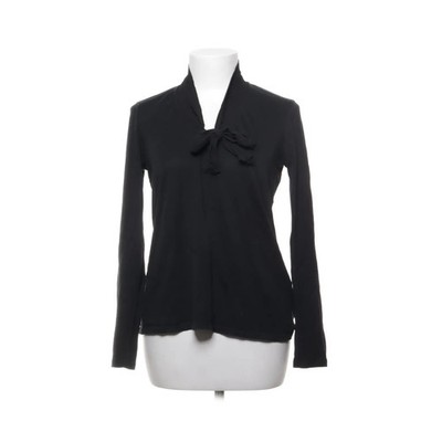 Massimo Dutti, Top, Größe: M, Schwarz, Baumwolle/Lyocell, Einfarbig, Damen #onN