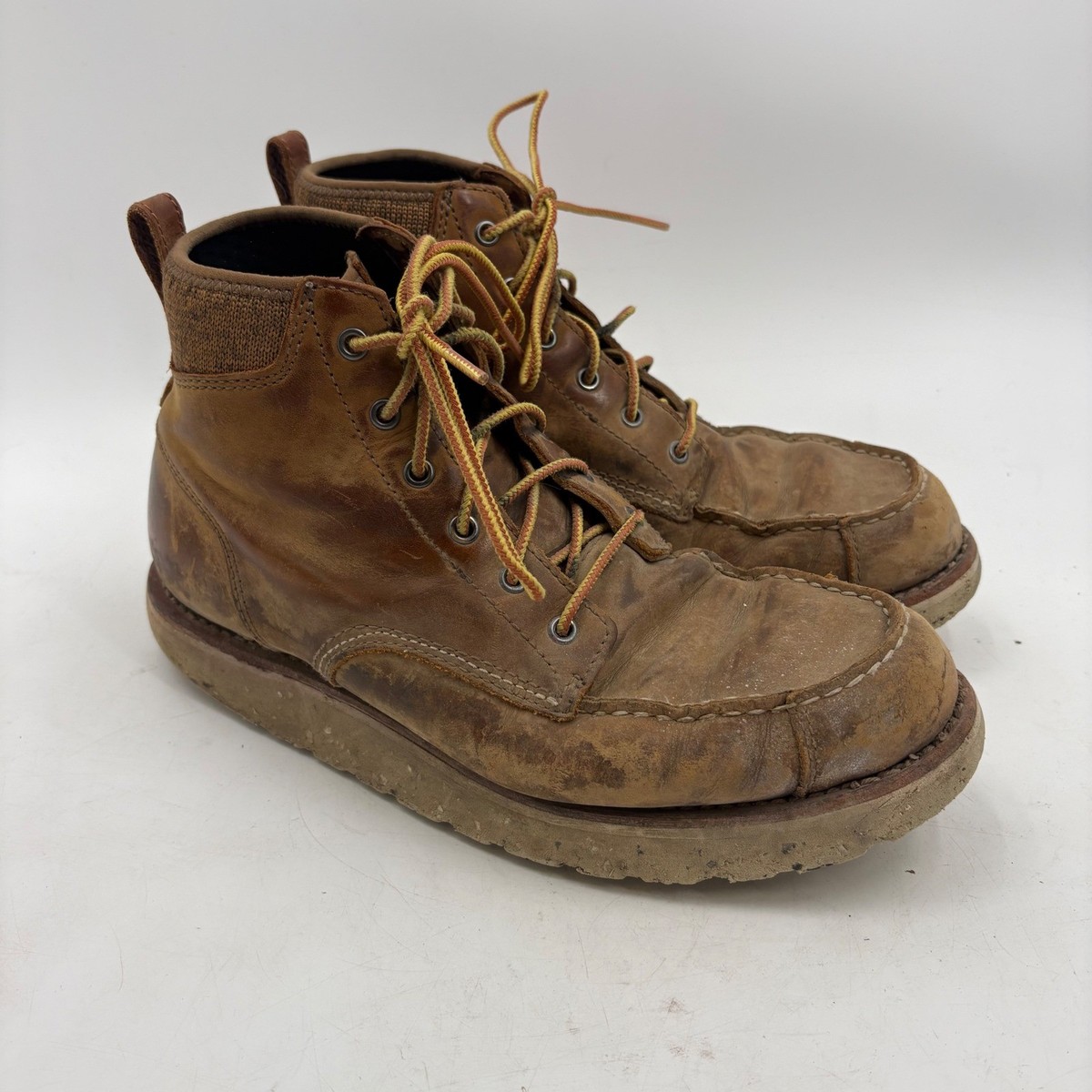 Irish Setter 3918 Ashby Mens 9 D Brown Leather Moc Toe Wedge  display picture 2