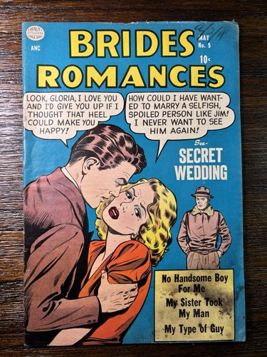 Brides Romances #5 Quality Comics 1954 Golden Age Romance