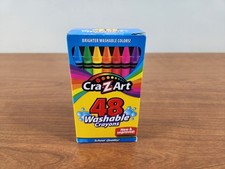 Cra-Z-Art Washable Crayons 48ct New In Open Box