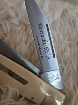 The Kentucky Rifle  Knife. Huge!!  3 Blades SC5R