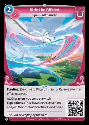 Altered Beyond The Gates Card #083-C Ride The Bifrost - UNSCANNED