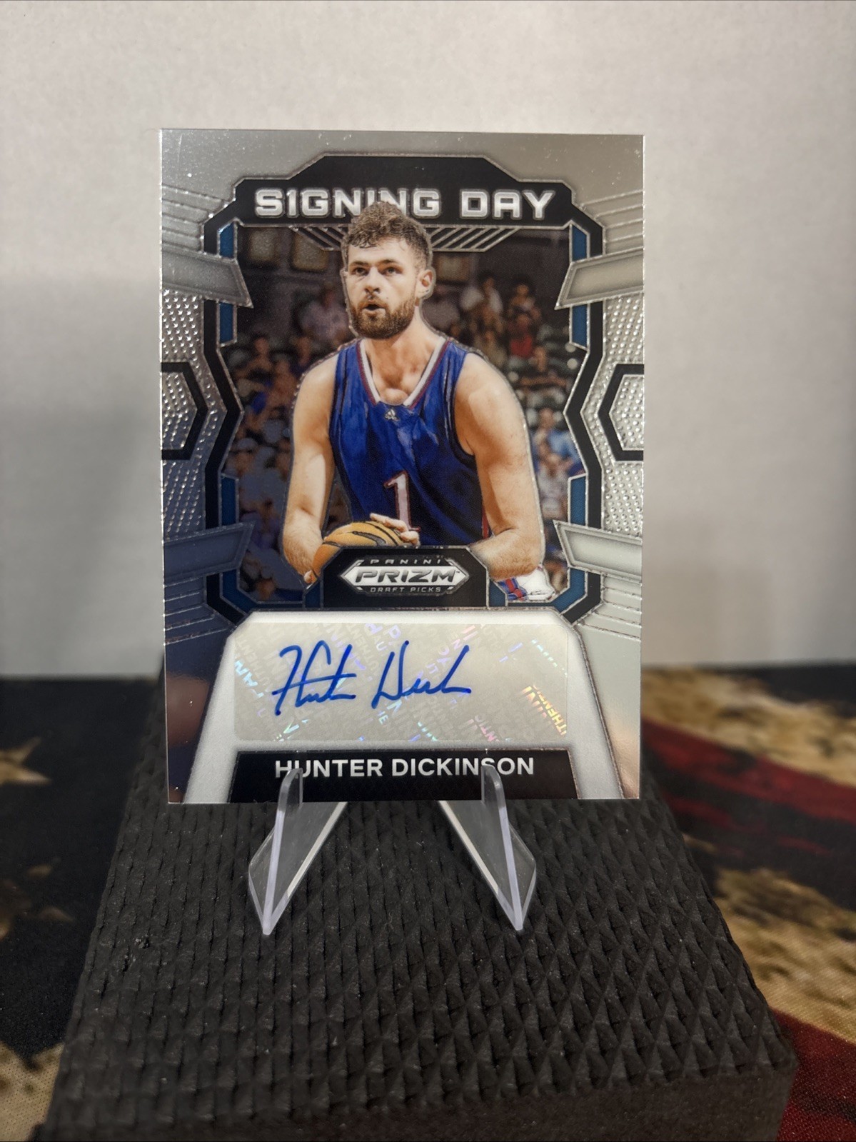 2024-25 Prizm Draft Signing Day Autographs Hunter Dickinson #SD-HUN