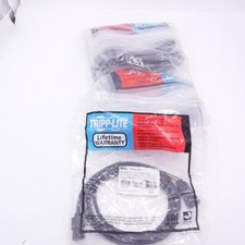 10 Pack Tripp-Lite 10' Display Port Power Extension Cord C13/C14 100-250V