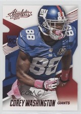 2014 Panini Absolute Retail Red Corey Washington #106 1eh5