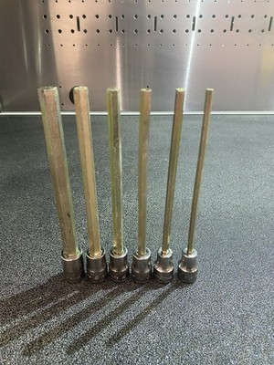 Snap on 6 Stck. 3/8 Zoll Antrieb metrisch extra lang Sechskant Bit Steckschlüsselsatz 206EFAML