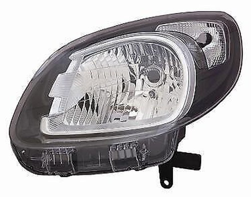 Scheinwerfer Rechts H4 Mit Regler Für Renault Kangoo 2013 Schwarzer Reflektor