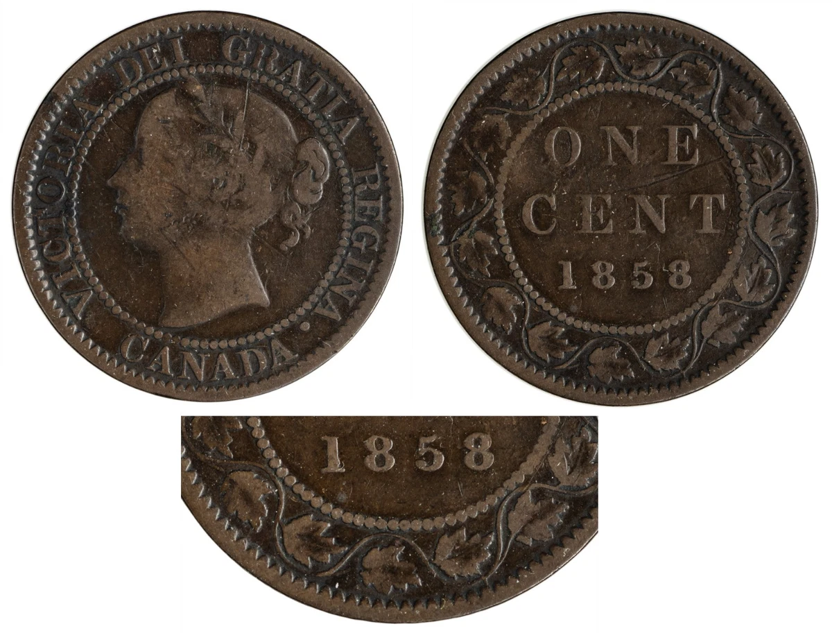 1858 Canada Cent In Canadian Large Cents for sale | eBay