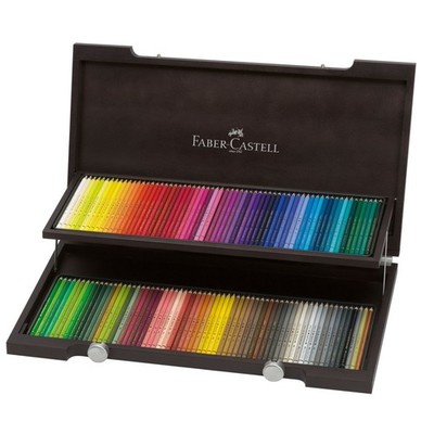 (2,17 /Stift) Polychromos Künstlerfarbstift - 120er Holzkoffer Faber-Castell