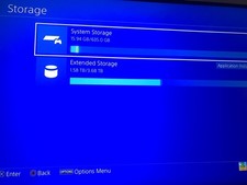 ps4 slim 1tb console with extra storage seagate drive and controller