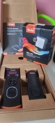 Rollei Remote Wireless Fernbedienung DSLM u. DSLR-Kamera nebst Mini Led Leuchte