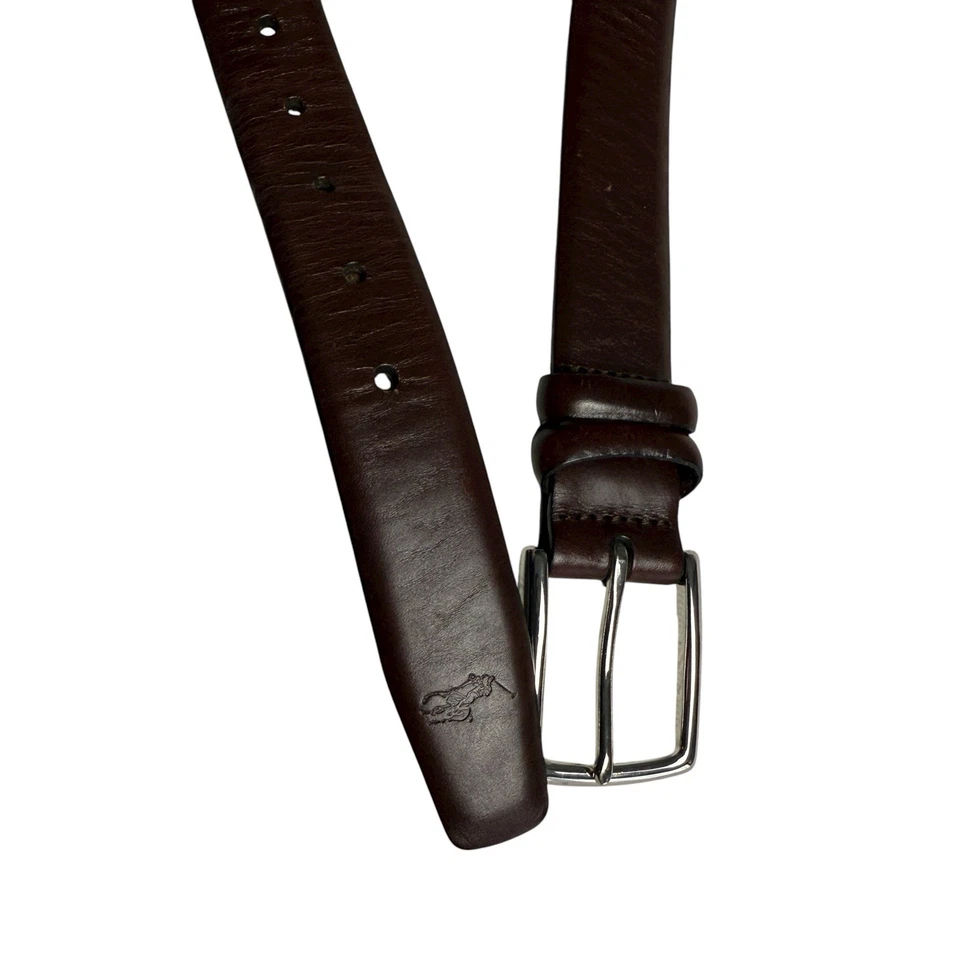 Cinturón de cuero Carhartt para hombre talla 40 marrón cuero genuino hebilla dorada trabajo informal Foto 2 de 4