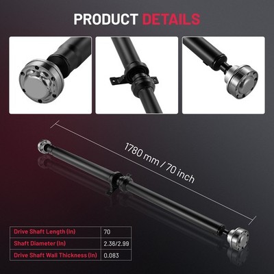 Rear Drive Shaft Assembly Cardan Shaft for Dodge Challenger 2015