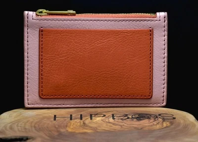 Fossil Damen Geldbörse Shelby Leder Zip Coin Wallet Portemonnaie Kirschblüte - Bild 1 von 4
