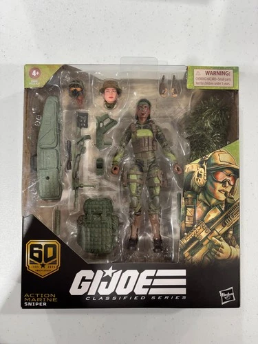 2024 HASBRO GIJOE ACTION MARINE SNIPER 60 YEAR ANNIVERSARY NIB