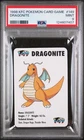 1998 KFC POKEMON CARD GAME #149 DRAGONITE PSA 9
