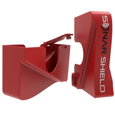 Garmin LiveScope Plus LVS34 Transducer Cover by Sonar Shield (Red)