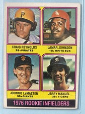 1976 Topps - 1976 Rookie Infielders Craig Reynolds, Johnnie LeMaster, Jerry...