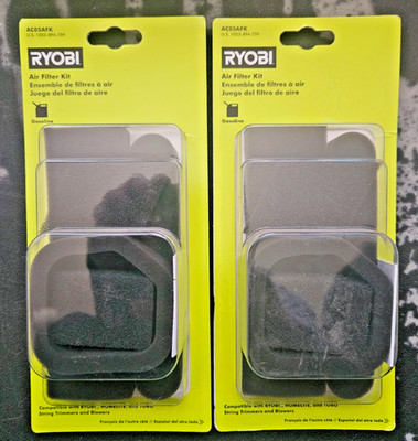 RYOBI Air Filter Kit for Trimmers and Blowers 2 Pack