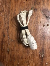 12’ White Power Cord - 2 Prong