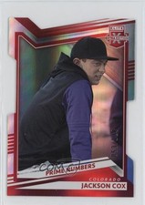 2022 Panini Elite Extra Edition Prime Numbers B Die-Cut /124 Jackson Cox #50 0m0