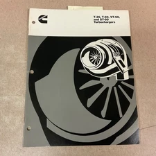 Cummins T-35 T/VT/ST-50 TURBO TURBOCHARGER SERVICE SHOP REPAIR MANUAL pn 3379091
