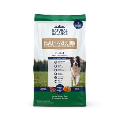 Natural Balance Health Protection Dry Dog Food   Whole Body Health, Easy o