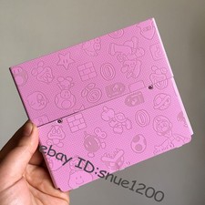 Rare Pink Mario Themed Replacement Faceplate  Back Cover for Nintendo New 3DS