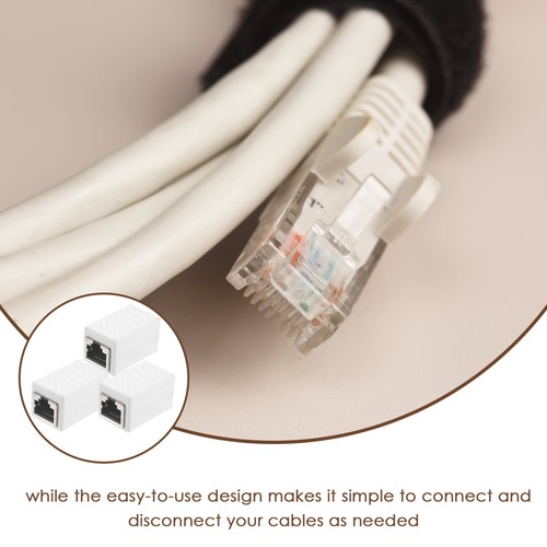 3 Pcs Ethernet-Adapter-Extender Ethernet-Buchse-zu-Buchse-Koppler - 第 4/12 張圖片
