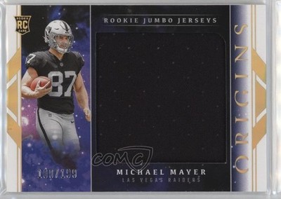 2023 Panini Origins Rookie Jumbo Jerseys /199 Michael Mayer #RJJ-MAY RC 1dm4