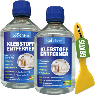 bio-chem SC 100 Klebstoffentferner 2x500ml   Etiketten- & Kleberesteentferner